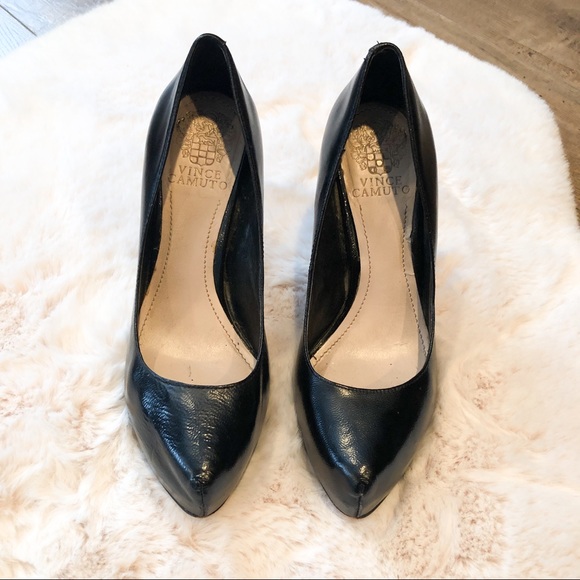 Vince Camuto Black “Deric” Platform Heels - Picture 2 of 8